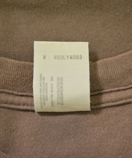 N.HOOLYWOOD（エヌハリウッド）Tシャツ・カットソー 茶 サイズ:36(S位) メンズ/2200710840073