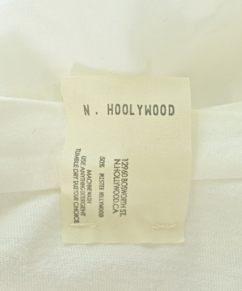 N.HOOLYWOOD（エヌハリウッド）Tシャツ・カットソー 白 サイズ:M メンズ/2200712004046