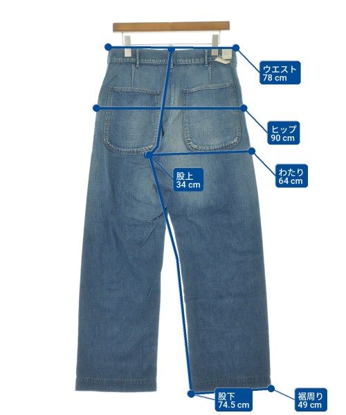 N.HOOLYWOOD（エヌハリウッド）デニムパンツ 青 サイズ:36(S位) メンズ/2200715630013