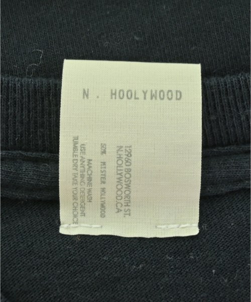 N.HOOLYWOOD（エヌハリウッド）Tシャツ・カットソー 黒 サイズ:36(S位) メンズ/2200714349046