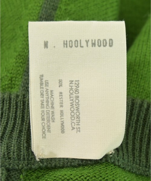 N.HOOLYWOOD（エヌハリウッド）ニット・セーター 緑 サイズ:36(S位) メンズ/2200713767018