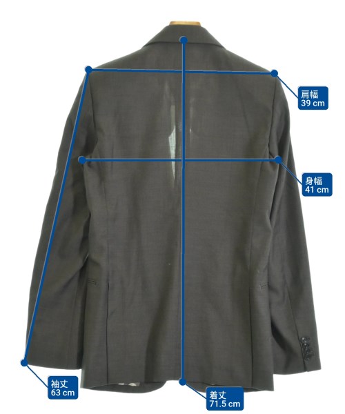 N.HOOLYWOOD（エヌハリウッド）テーラードジャケット グレー サイズ:S メンズ/2200645213027