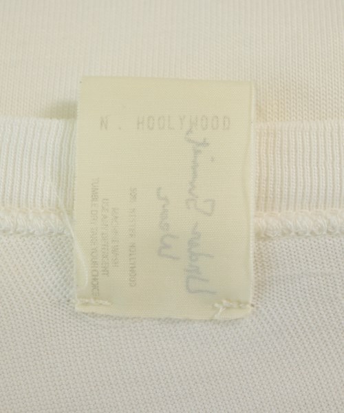 N.HOOLYWOOD（エヌハリウッド）Tシャツ・カットソー 白 サイズ:42(XL位) メンズ/2200645359077