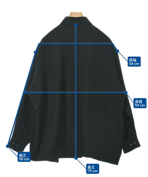 N.HOOLYWOOD（エヌハリウッド）カジュアルシャツ 黒 サイズ:M メンズ/2200647089064