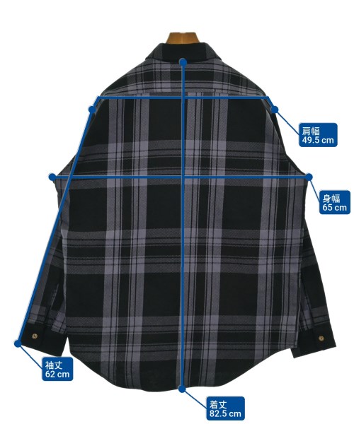 N.HOOLYWOOD（エヌハリウッド）カジュアルシャツ 黒 サイズ:38(M位) メンズ/2200647572054