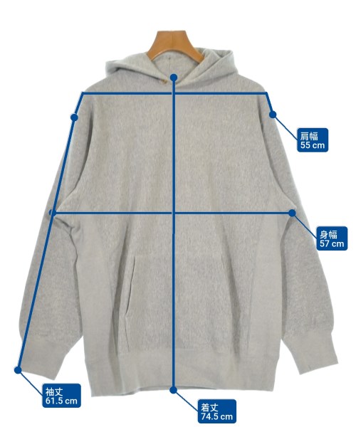 N.HOOLYWOOD（エヌハリウッド）パーカー グレー サイズ:L メンズ/2200648835103