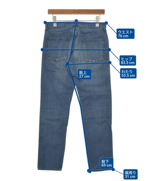 N.HOOLYWOOD（エヌハリウッド）デニムパンツ 青 サイズ:36(S位) メンズ/2200637858212