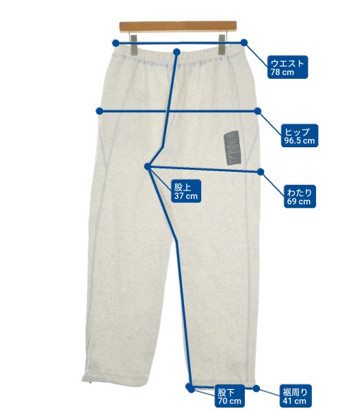 N.HOOLYWOOD（エヌハリウッド）スウェットパンツ グレー サイズ:38(M位) メンズ/2200653519012
