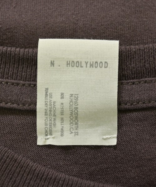 N.HOOLYWOOD（エヌハリウッド）Tシャツ・カットソー 茶 サイズ:40(L位) メンズ/2200705986052