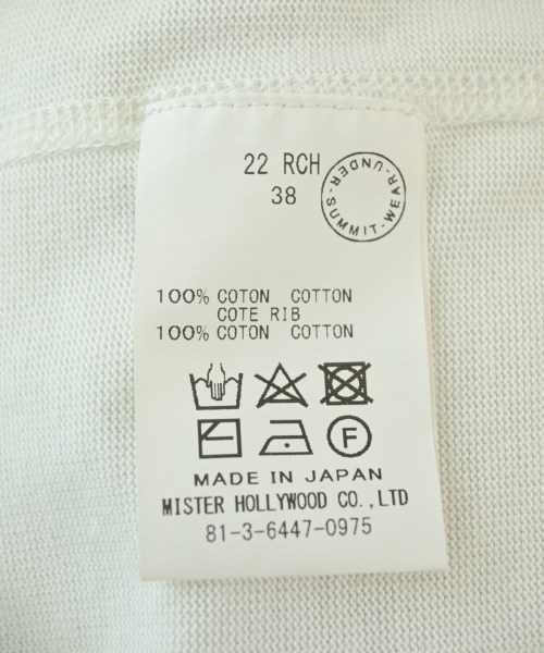 N.HOOLYWOOD（エヌハリウッド）Tシャツ・カットソー 白 サイズ:38(M位) メンズ/2200706592047