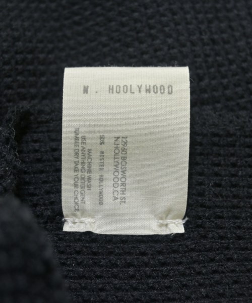 N.HOOLYWOOD（エヌハリウッド）Tシャツ・カットソー 黒 サイズ:36(S位) メンズ/2200705407052