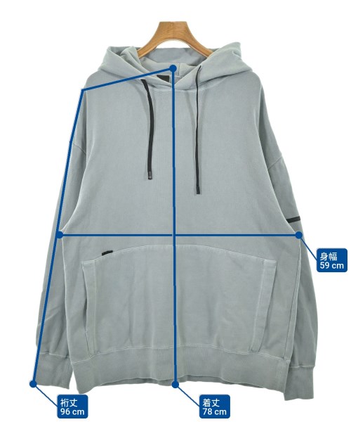 N.HOOLYWOOD（エヌハリウッド）パーカー 青 サイズ:36(S位) メンズ/2200659544049