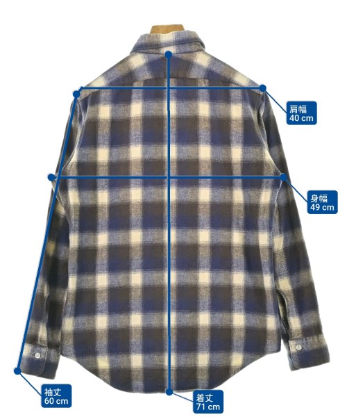 N.HOOLYWOOD（エヌハリウッド）カジュアルシャツ 茶 サイズ:36(S位) メンズ/2200661547045