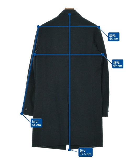 N.HOOLYWOOD（エヌハリウッド）チェスターコート 紺 サイズ:38(M位) メンズ/2200662591016