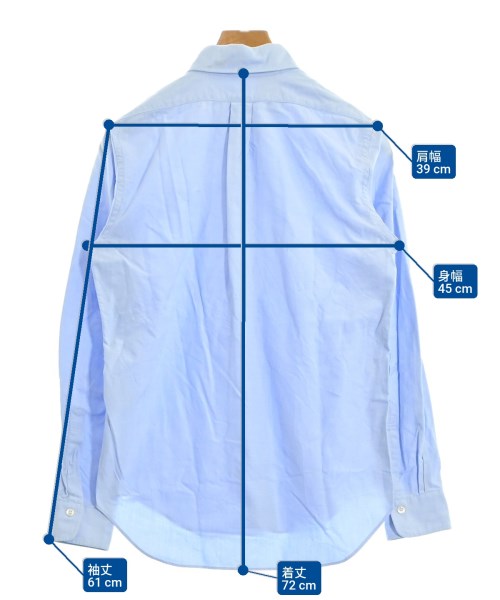 N.HOOLYWOOD（エヌハリウッド）カジュアルシャツ 青 サイズ:36(S位) メンズ/2200660875071