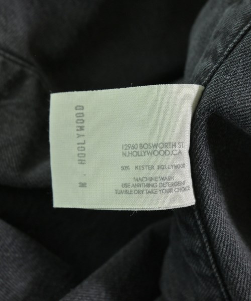 N.HOOLYWOOD（エヌハリウッド）カジュアルシャツ 黒 サイズ:36(S位) メンズ/2200660606248