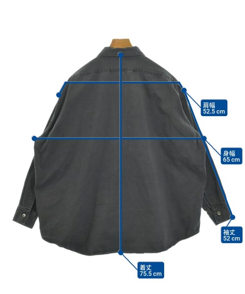 N.HOOLYWOOD（エヌハリウッド）カジュアルシャツ 黒 サイズ:36(S位) メンズ/2200660606248