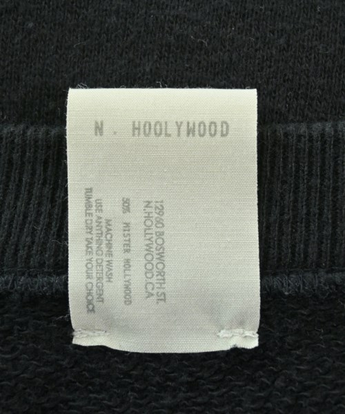 N.HOOLYWOOD（エヌハリウッド）スウェット 黒 サイズ:50(XL位) メンズ/2200662947028