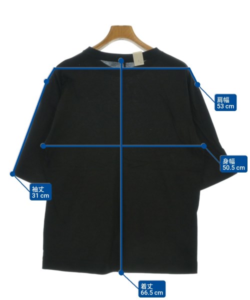 N.HOOLYWOOD（エヌハリウッド）Tシャツ・カットソー 黒 サイズ:36(S位) メンズ/2200665915031