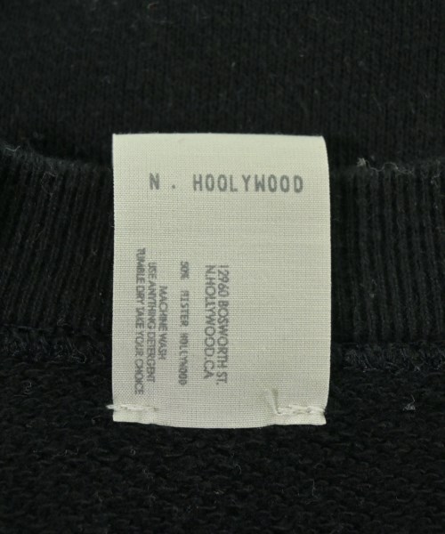 N.HOOLYWOOD（エヌハリウッド）スウェット 黒 サイズ:40(L位) メンズ/2200661170083