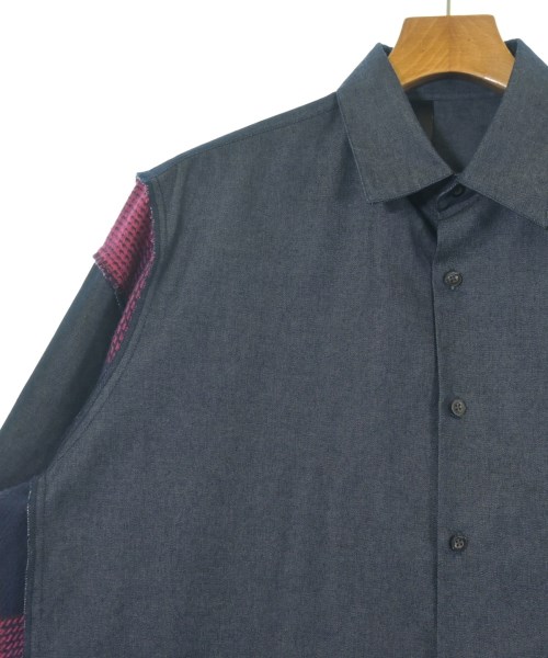 N.HOOLYWOOD（エヌハリウッド）カジュアルシャツ 紺 サイズ:40(L位) メンズ/2200666792051