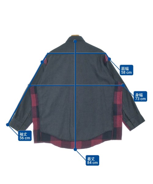 N.HOOLYWOOD（エヌハリウッド）カジュアルシャツ 紺 サイズ:40(L位) メンズ/2200666792051