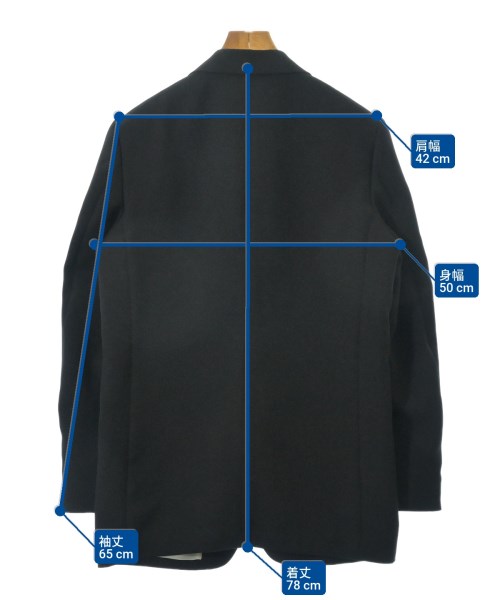 N.HOOLYWOOD（エヌハリウッド）テーラードジャケット 黒 サイズ:38(M位) メンズ/2200667027015