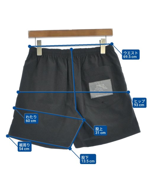N.HOOLYWOOD（エヌハリウッド）ショートパンツ 黒 サイズ:38(M位) メンズ/2200667274204