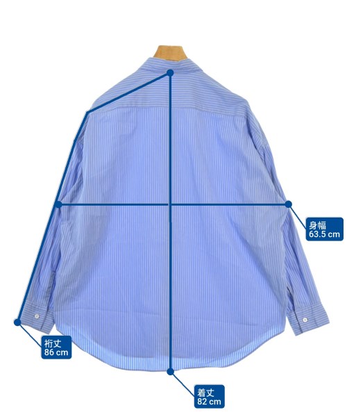 N.HOOLYWOOD（エヌハリウッド）カジュアルシャツ 青 サイズ:38(M位) メンズ/2200667891029