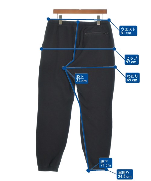 N.HOOLYWOOD（エヌハリウッド）スウェットパンツ 黒 サイズ:38(M位) メンズ/2200668721110