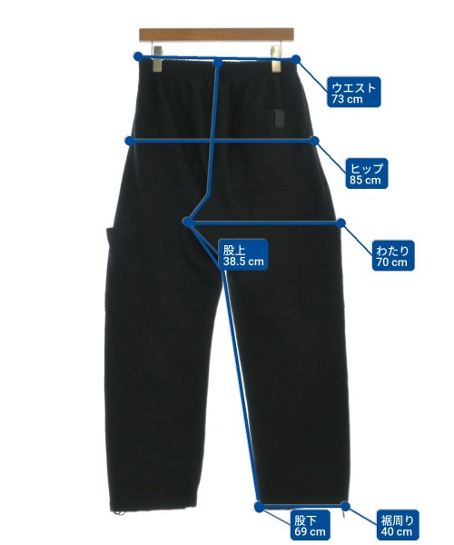 N.HOOLYWOOD（エヌハリウッド）スウェットパンツ 黒 サイズ:36(S位) メンズ/2200669288018