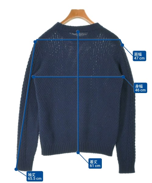N.HOOLYWOOD（エヌハリウッド）ニット・セーター 紺 サイズ:36(S位) メンズ/2200669510133