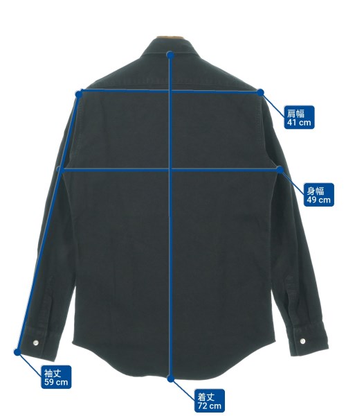 N.HOOLYWOOD（エヌハリウッド）カジュアルシャツ 黒 サイズ:36(S位) メンズ/2200667838024