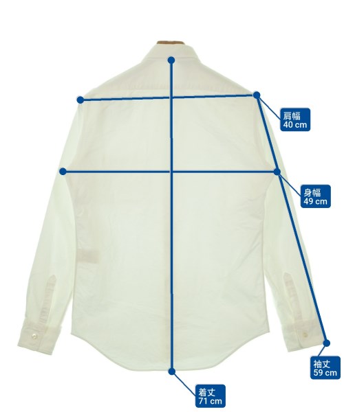 N.HOOLYWOOD（エヌハリウッド）カジュアルシャツ 白 サイズ:36(S位) メンズ/2200667838031