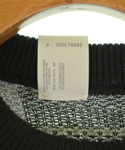 N.HOOLYWOOD（エヌハリウッド）ニット・セーター 黒 サイズ:36(S位) メンズ/2200729996020