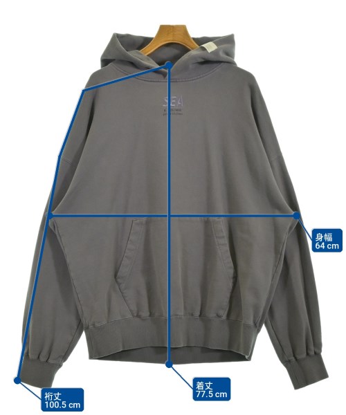 N.HOOLYWOOD（エヌハリウッド）パーカー グレー サイズ:XL メンズ/2200731525058
