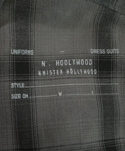 N.HOOLYWOOD（エヌハリウッド）カジュアルシャツ グレー サイズ:36(S位) メンズ/2200727751027