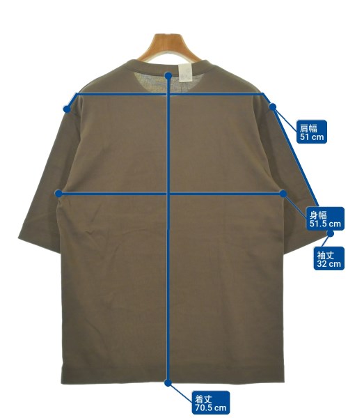 N.HOOLYWOOD（エヌハリウッド）Tシャツ・カットソー 茶 サイズ:38(M位) メンズ/2200736126199