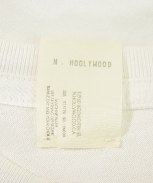 N.HOOLYWOOD（エヌハリウッド）Tシャツ・カットソー 白 サイズ:36(S位) メンズ/2200720118070