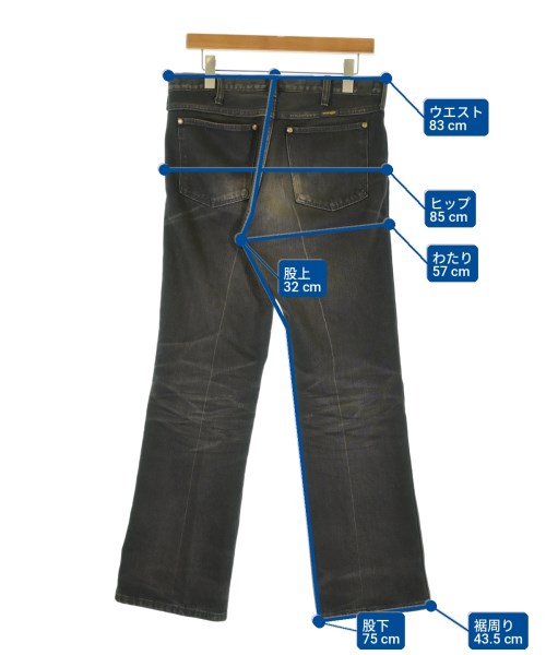 N.HOOLYWOOD（エヌハリウッド）デニムパンツ 黒 サイズ:M メンズ/2200723667025