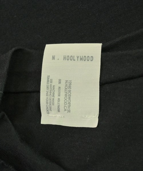 N.HOOLYWOOD（エヌハリウッド）Tシャツ・カットソー 黒 サイズ:36(S位) メンズ/2200724771011