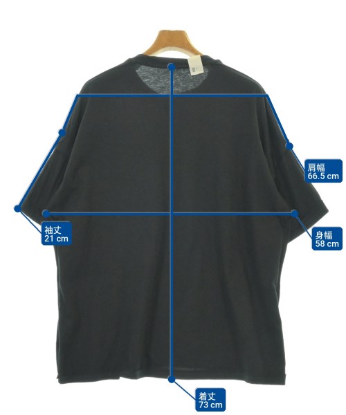 N.HOOLYWOOD（エヌハリウッド）Tシャツ・カットソー 黒 サイズ:36(S位) メンズ/2200724771011