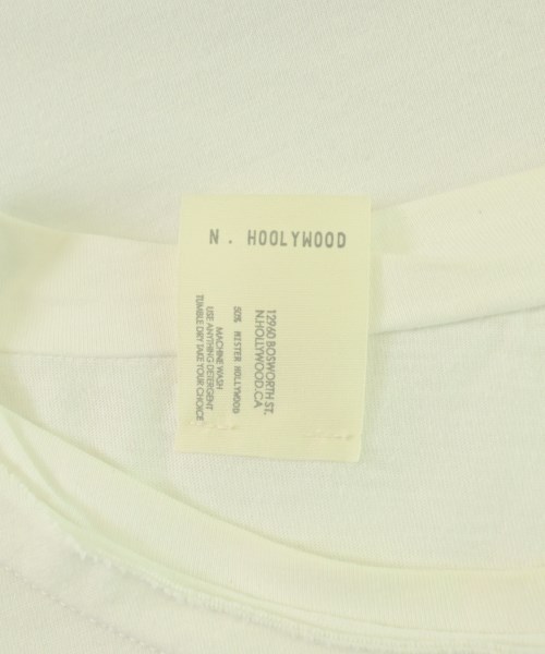 N.HOOLYWOOD（エヌハリウッド）Tシャツ・カットソー 白 サイズ:36(S位) メンズ/2200724771028