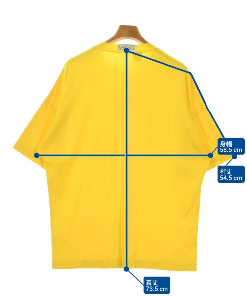N.HOOLYWOOD（エヌハリウッド）Tシャツ・カットソー 黄 サイズ:36(S位) メンズ/2200682970013