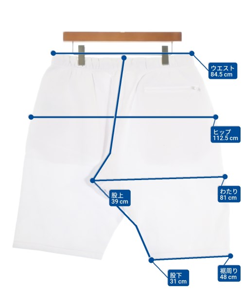 N.HOOLYWOOD（エヌハリウッド）ショートパンツ 白 サイズ:XL メンズ/2200681456044