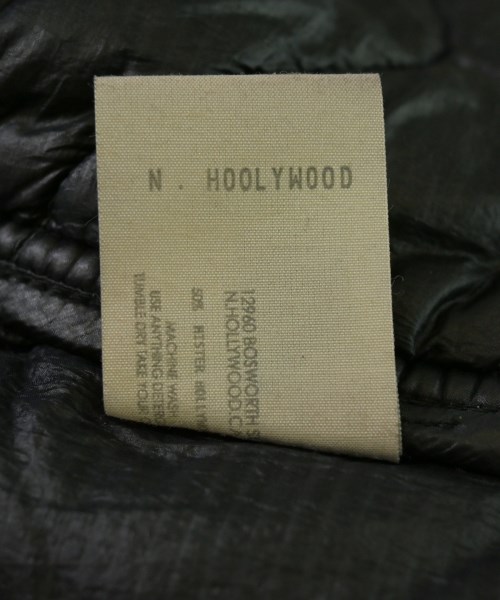 N.HOOLYWOOD（エヌハリウッド）ダウンジャケット/ダウンベスト 黒 サイズ:36(S位) メンズ/2200681968066