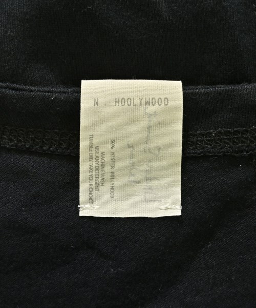N.HOOLYWOOD（エヌハリウッド）Tシャツ・カットソー 黒 サイズ:40(L位) メンズ/2200685851067