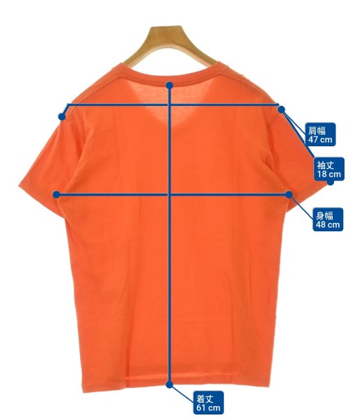 N.HOOLYWOOD（エヌハリウッド）Tシャツ・カットソー オレンジ サイズ:38(M位) メンズ/2200684969060