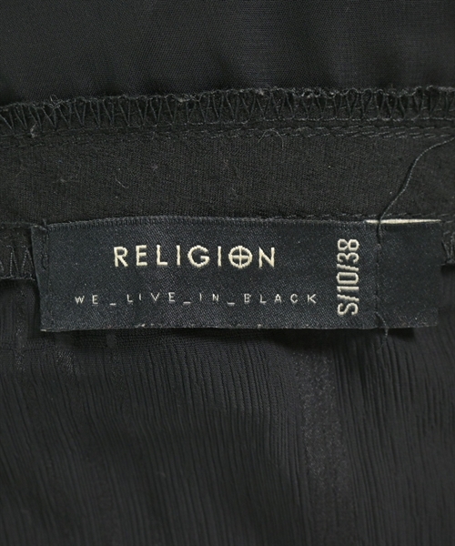 RELIGION（レリジョン）カジュアルシャツ 黒 サイズ:S レディース/2200613088091