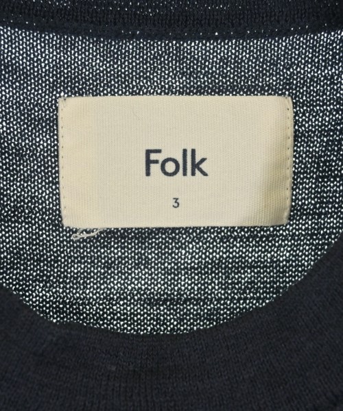 FOLK（フォーク）ニット・セーター 紺 サイズ:3(L位) メンズ/2200624149026